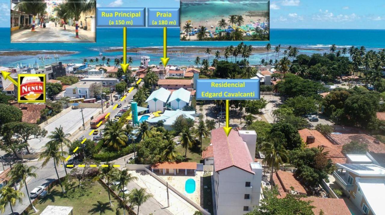 Flat Estudio A 150 Metros Da Praia De Pôrto das Galinhas מראה חיצוני תמונה